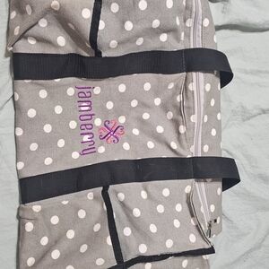 Jamberry Gray Polka Dot Tote Bag